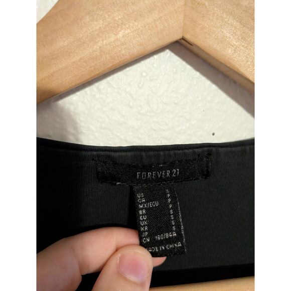forever 21 tight romper black open back size S - Picture 4 of 4
